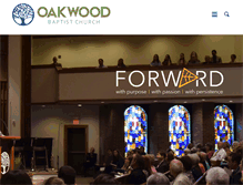 Tablet Screenshot of oakwoodministries.com